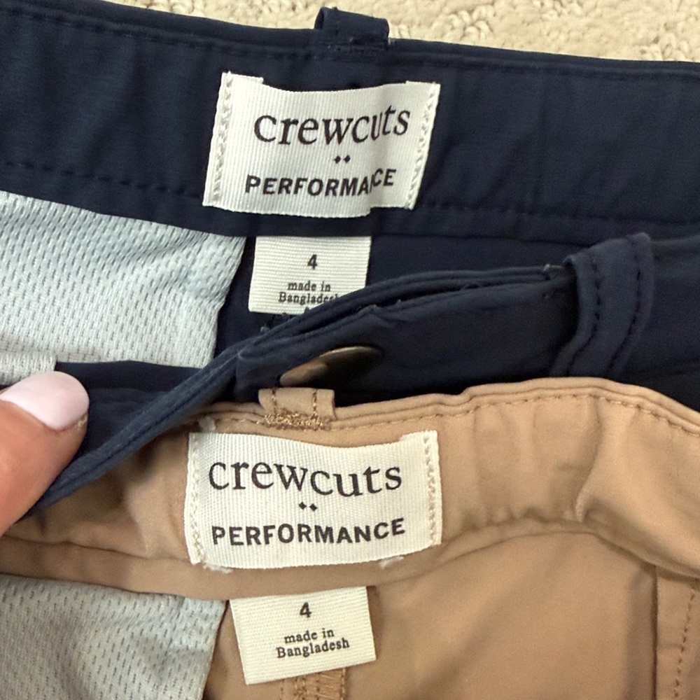 Crewcuts Boys Chino & Active Shorts Set - Blue, Khaki, Navy - Picture 3 of 4